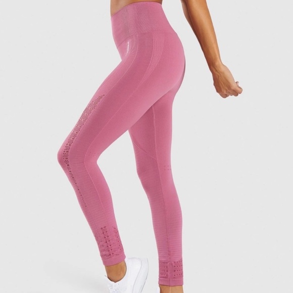Gymshark Pink Energy Seamless Leggings - XS - Picture 2 of 8